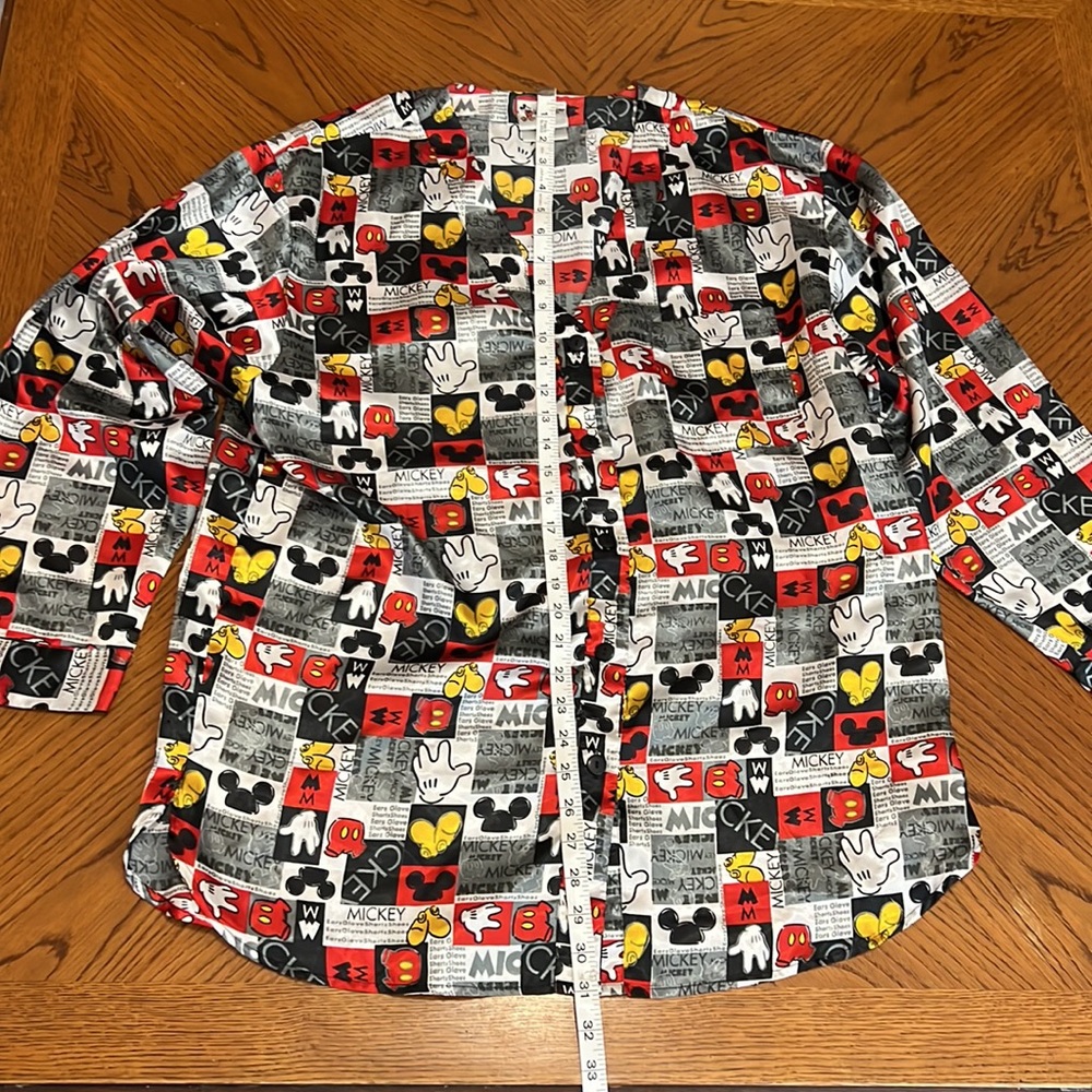 ❤️❤️❤️ Disney Mickey Mouse blouse shirt ❤️❤️❤️ - Picture 4 of 6